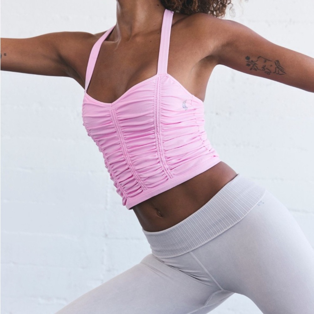 Good Karma Ruched Corset Tank